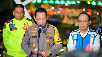 The National Police Chief Anticipates Traffic Congestion Through The Cikampek-Kalikangkung Toll Road On D-2 Lebaran