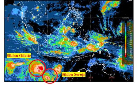 Tak Cuma Siklon Seroja, BMKG Minta Warga Waspadai Dampak Siklon Tropis Odette