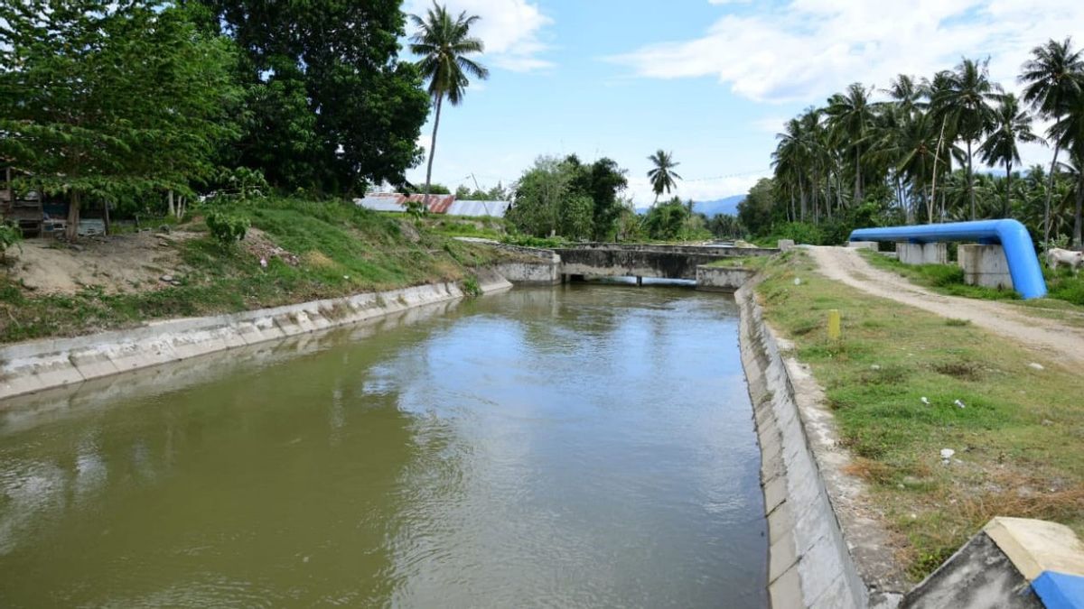 Rehabilitation Of The Gumbasa Irrigation Network In Sigi Rampung, People Can Harvest Up To Three Times