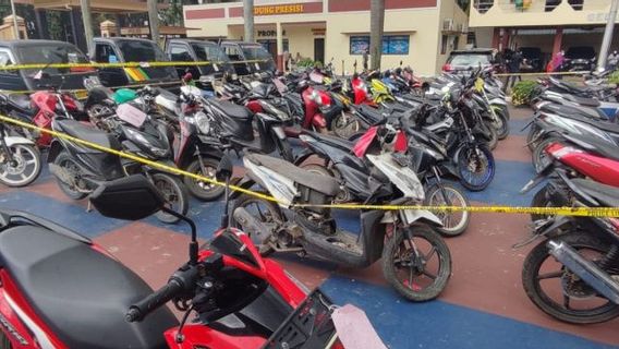 48 Motor, 7 Mobil dan 1 Bus Hasil Curian di Bogor Siap Dikembalikan ke Pemilik