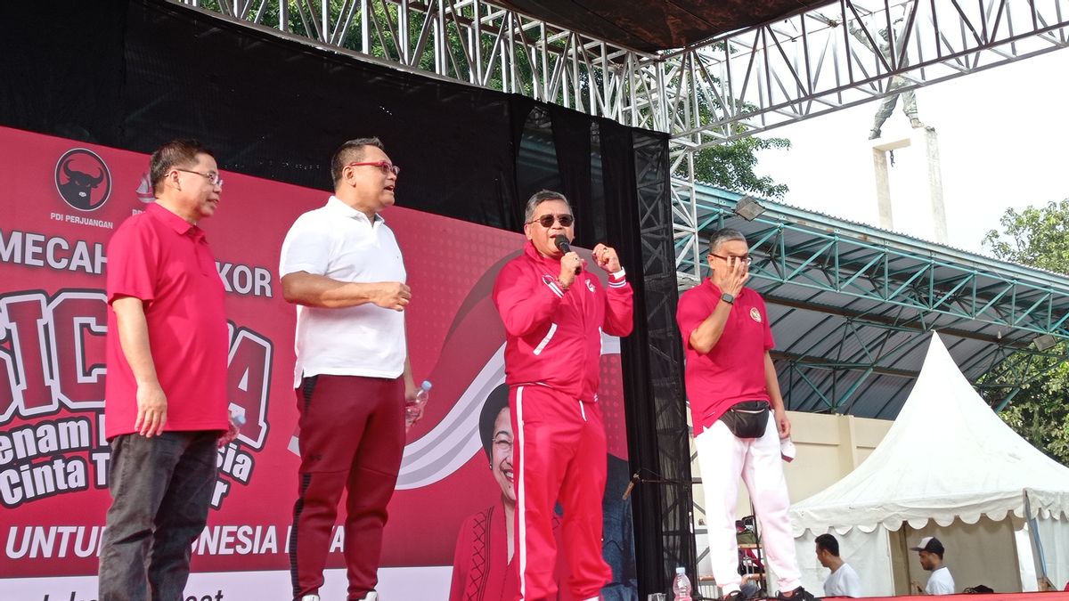 Sicita Gymnastics Held At Banteng Square, PDIP: Facing The 2024 Election, We Need Physical Refreshment