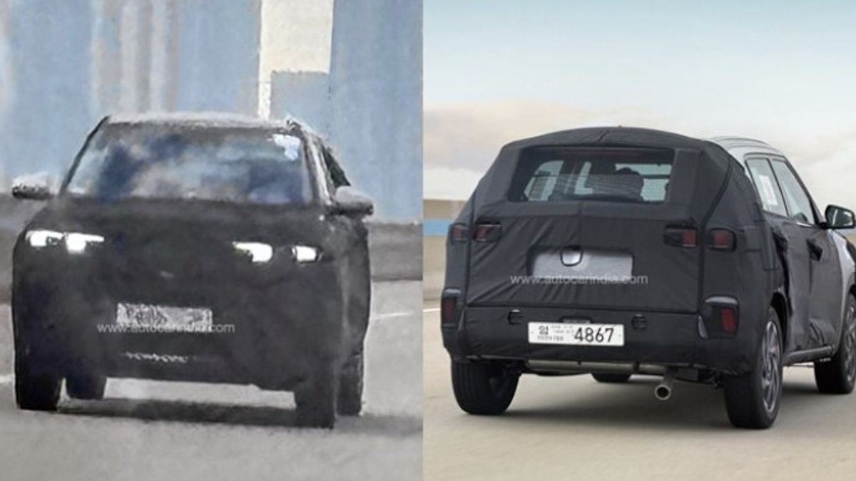 Camouflaged Hyundai Creta EV Tested on the Road, Here's What It Looks Like