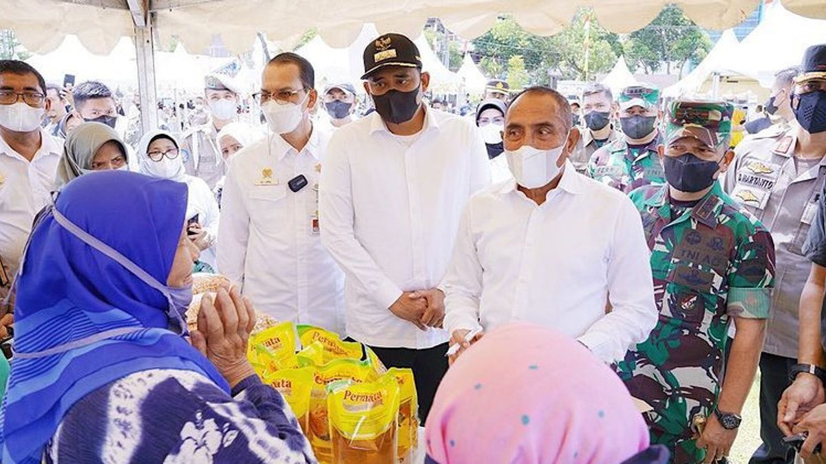 Governor Edy-Bobby Nasution Visits Mita Tani Market, Prices Of Basic Materials Are Affordable