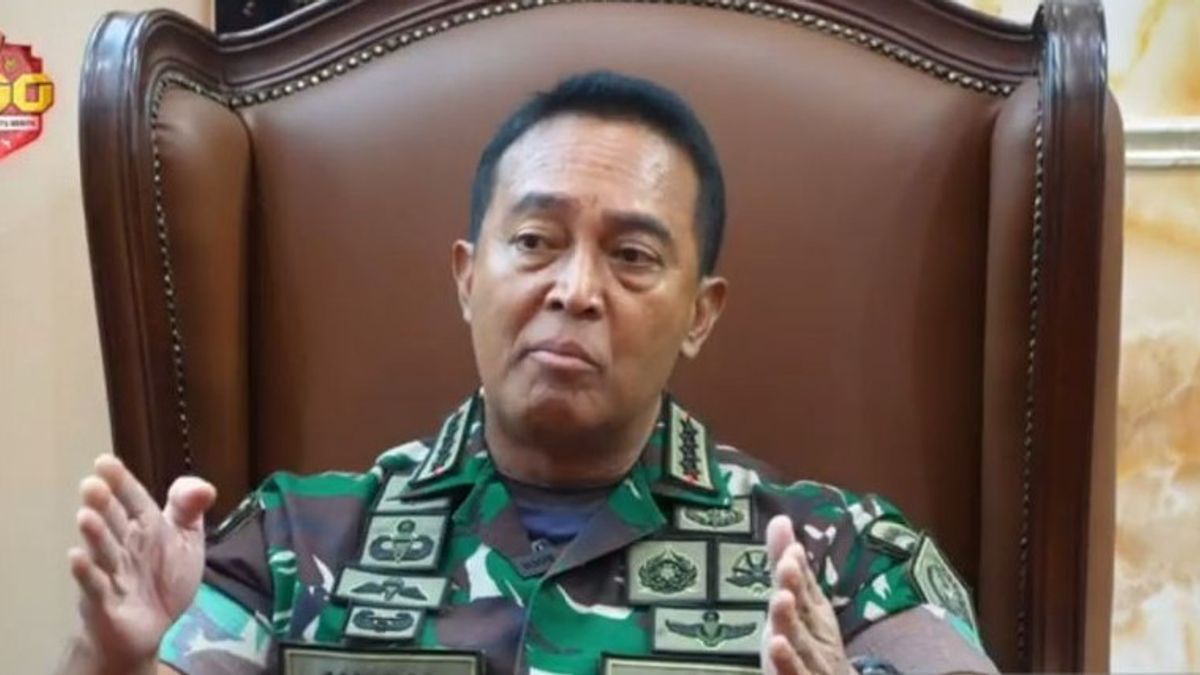 The TNI Commander In Discussed The Development Of The Case General Bintang 1 Shooting Cat