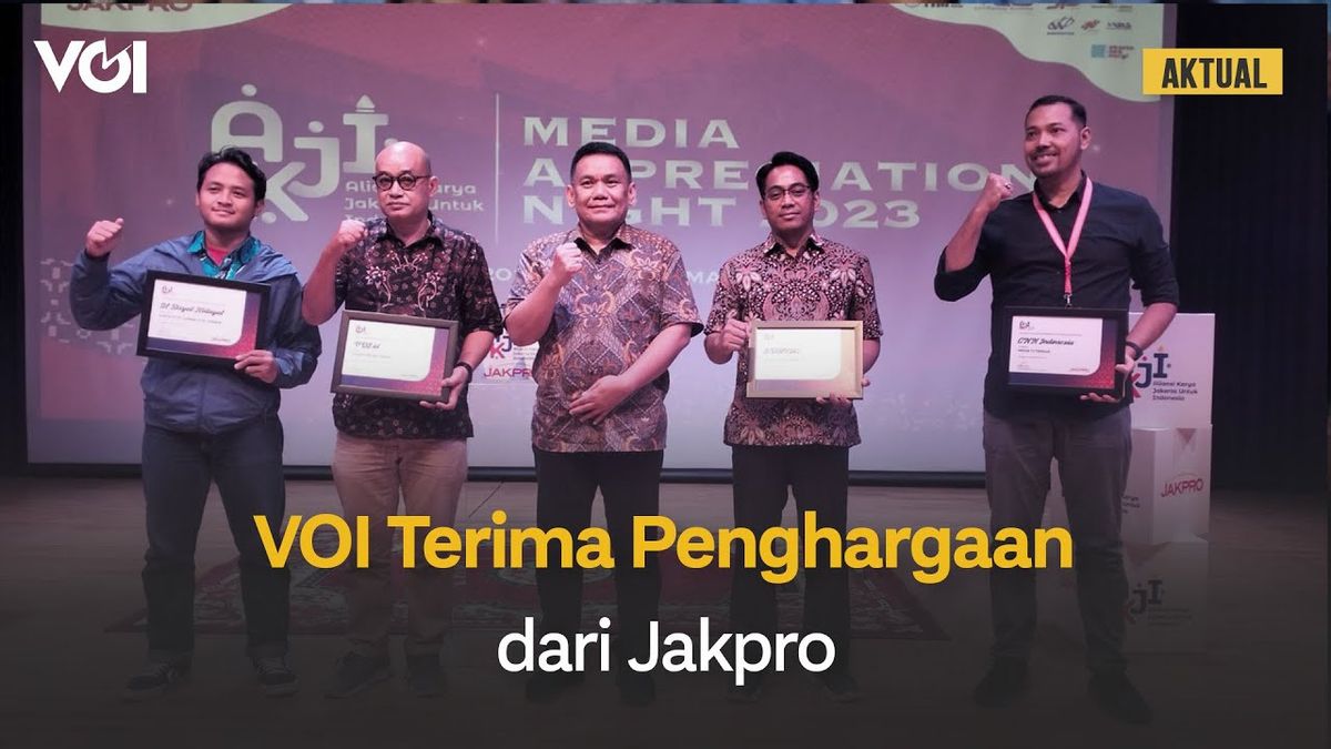 VIDEO: Avant le 4e anniversaire, les médias de VOI reçoivent un prix de Jakpro
