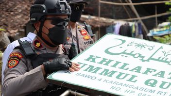 الشرطة تفكك مجددا مجالس الخلافة الإسلامية التي تجعل السكان قلقين في جاوة الوسطى