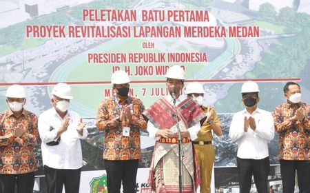 Presiden Jokowi Canangkan Revitalisasi Lapangan Merdeka Medan Agar Capai SDGs