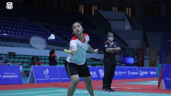 在2022年东南亚运动会女子羽毛球半决赛开幕派对上，格雷戈里亚·玛丽斯卡：因为精神问题
