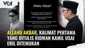 VIDEO: Allahu Akbar, Kalimat Pertama yang Ditulis Ridwan Kamil Usai Eril Ditemukan