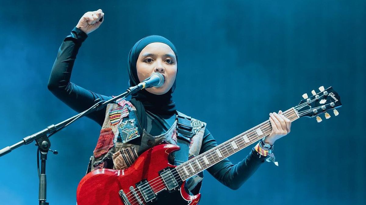 Marsya a débordé le cœur après la performance de la voix de Baceprot au Festival de Glastonbur