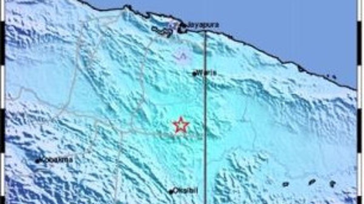 BMKG: زلزال متوسط القوة 5.3 درجة جنوب غرب غونكانغ كيروم ، بابوا