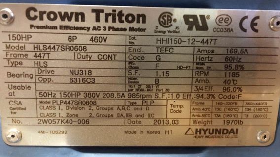 Anti-Ribet, Here's How To Read The Right Name Plate Of Electric Motors