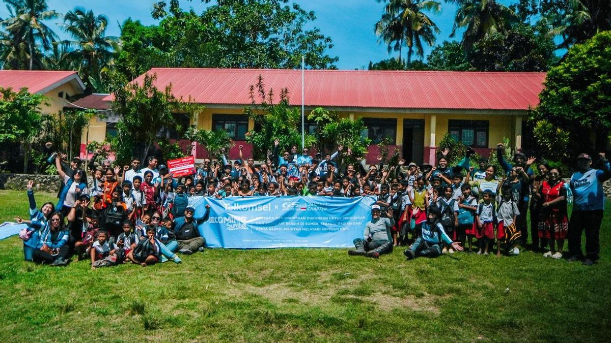 GSrekインドネシアジャカルタチャプターはスンバの教育部門を通じて社会使命を遂行します
