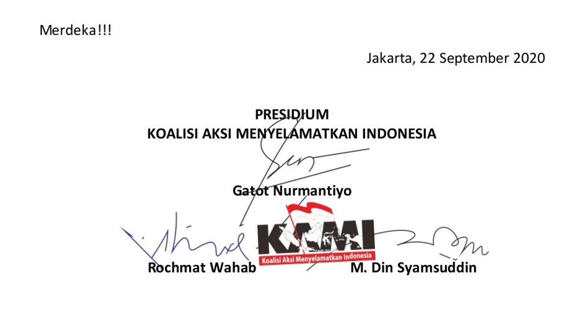 Surati Presiden Jokowi, KAMI Minta Film G30S/PKI Tayang di TVRI
