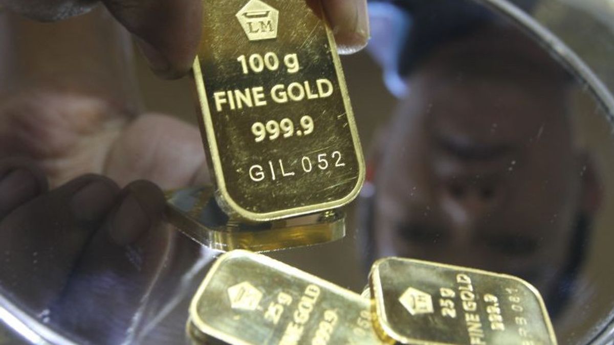 augmenter de Rp22,000, c'est le prix de l'or d'Antam aujourd'hui
