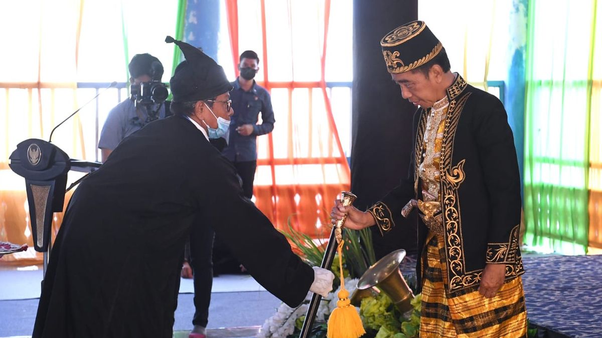 Makna Gelar La Ode Muhammad Lakina Bhawaangi yi Nusantara yang Diterima Jokowi dari Kesultanan Buton