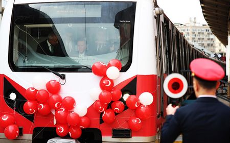 Presiden Erdogan Resmikan Proyek Modernisasi Jalur Kereta Tertua di Kawasan Bersejarah Istanbul