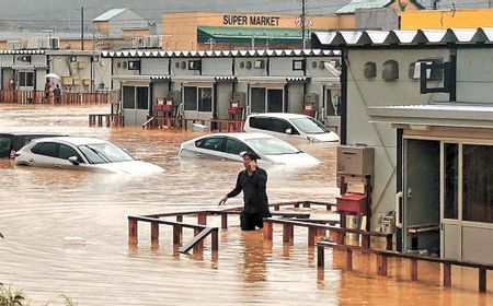 Banjir Besar Landa Prefektur Ishikawa Jepang, 20 Orang Mungkin Terjebak di Terowongan akibat Longsor