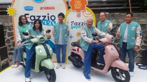 Yamaha Fazaniy Day événement, présentateur modifié à City Riding à Jakarta