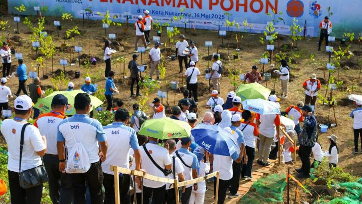 Otorita IKN Sebut Tanam Pohon Kebiasaan Baru di IKN Menuju Kota Hutan