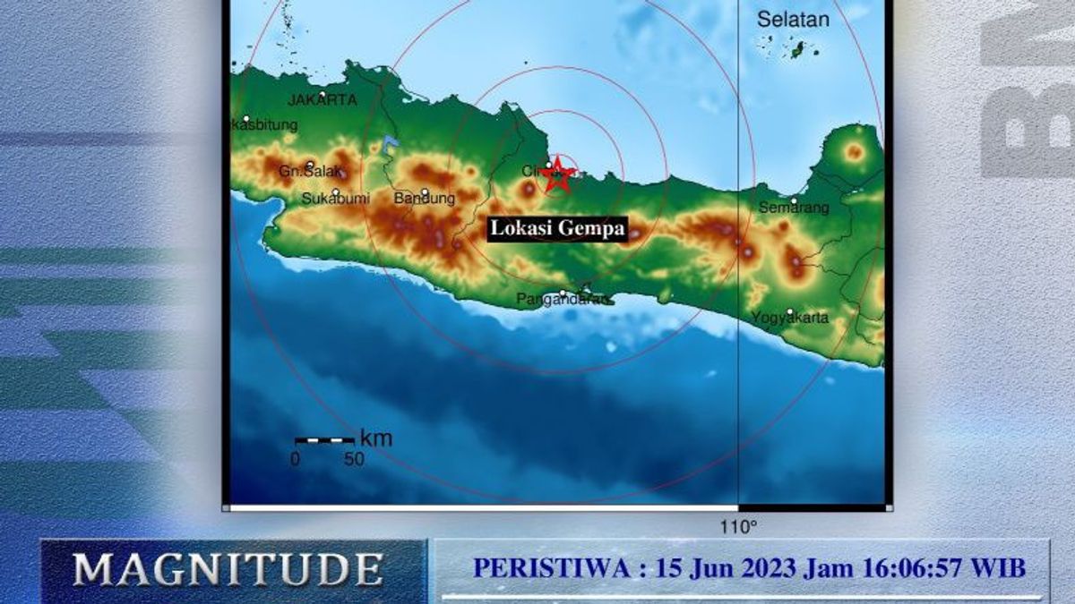 BPBD Records Astanajapura District Cirebon 3 Times Rocked By Earthquake, Residents Heard Strong Bangs