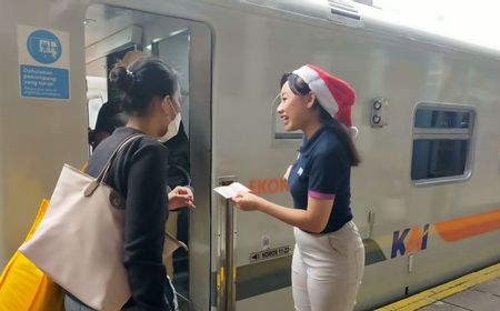 Puncak Arus Mudik Kereta Api Terjadi pada Malam Natal