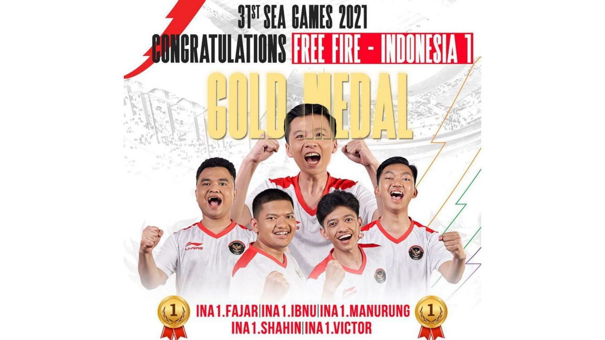 嘘！自由火印度尼西亚国家队赢得2021年东南亚运动会金牌和银牌