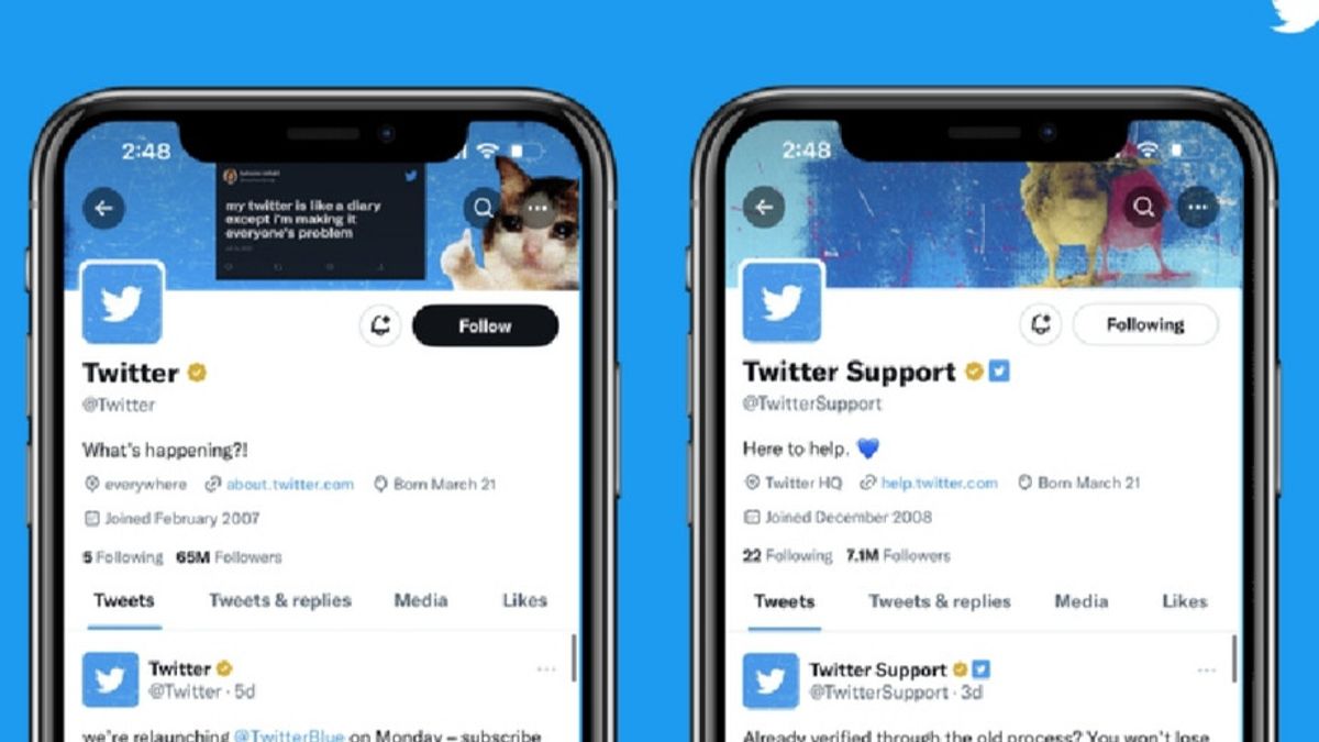 Twitter akan Mulai Menghapus Tanda Centang Biru Lawas pada 1 April