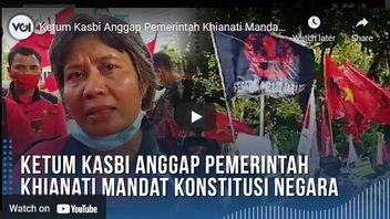 Video: Ketum Kasbi Thinks The Government Has Betrayed The Constitutional Mandate Of The Country