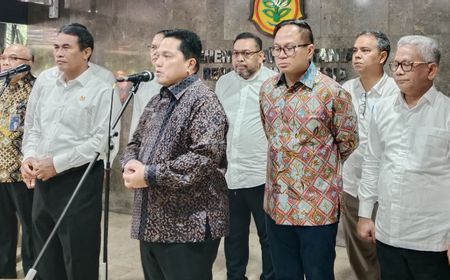 Erick Sambangi Kantor Mentan Amran, Bahas Ketahanan Pangan