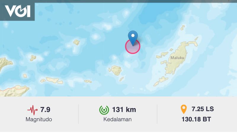 Gempa Maluku M 7,9 Akibat Subduksi Laut Banda Picu Peringatan Dini ...