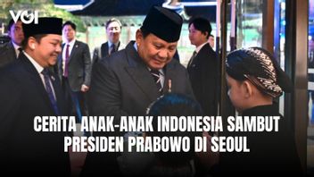Sambut Presiden Prabowo di Korea, Dua Anak Ini Deg-degan