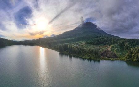 Keindahan Danau Lau Kawar di Kaki Gunung Sinabung, Tak Kalah dari Danau Toba