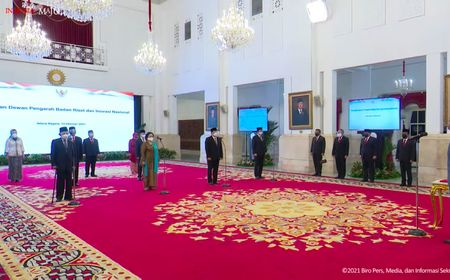 Presiden Jokowi Lantik Megawati Soekarnoputri, Resmi Jadi Ketua Dewan Pengarah BRIN