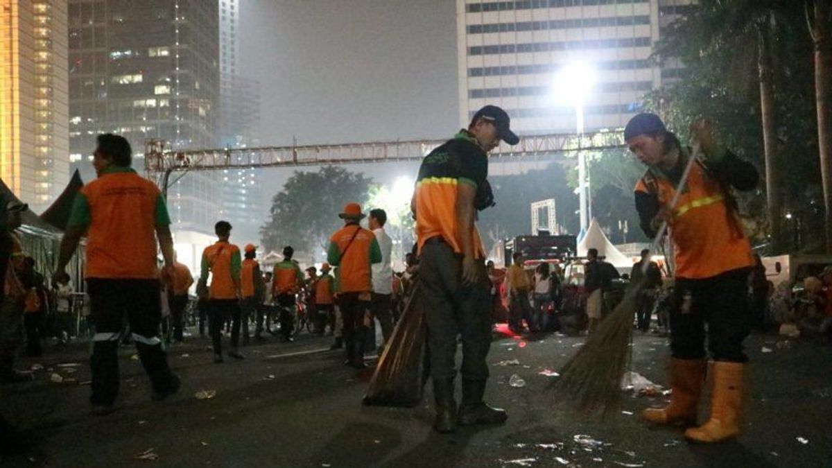 DLH DKI Jakarta: Sampah Tahun Baru Hanya 74 Ton