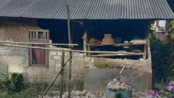 61 maisons dans la régence de Bogor ont été détruites par le tremblement de terre