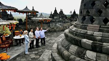 Jalin Kemitraan Strategis Budaya dan Komitmen Pelestarian Warisan Dunia, Menbud Fadli Zon Dampingi Presiden Prabowo dan Presiden Macron di Borobudur 