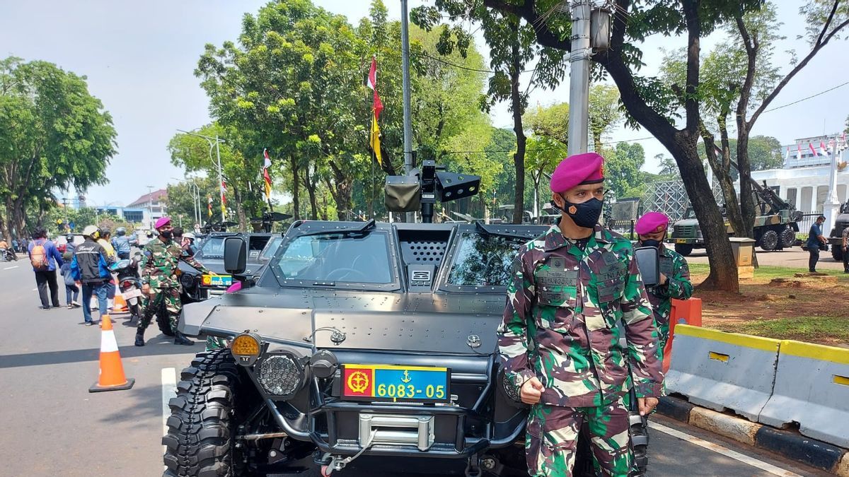 Monas Dikepung Kendaraan Tempur, Tenyata Pameran Alutsista TNI