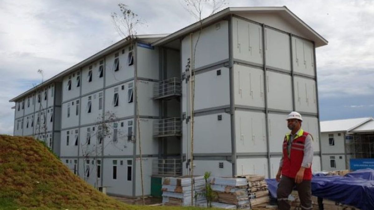 PUPR省がIKN建設労働者のために16の住宅用アパートを完成させる