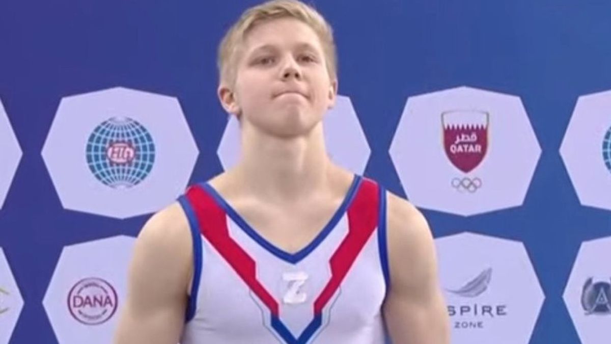 This Gymnastics Athlete Was Criticized For Wearing The Z Symbol, Which Means Pro Russia's Invasion Of Ukraine