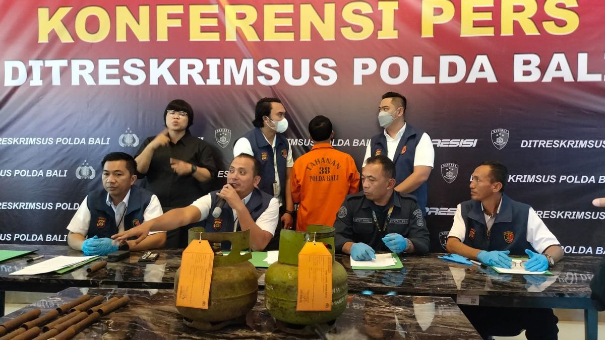 Polda Bali Bongkar Modus Pengoplos LPG 3 Kilogram