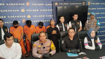 Karawang Police Arrêtera 4 suspects dans le vol d’enfants handicapés