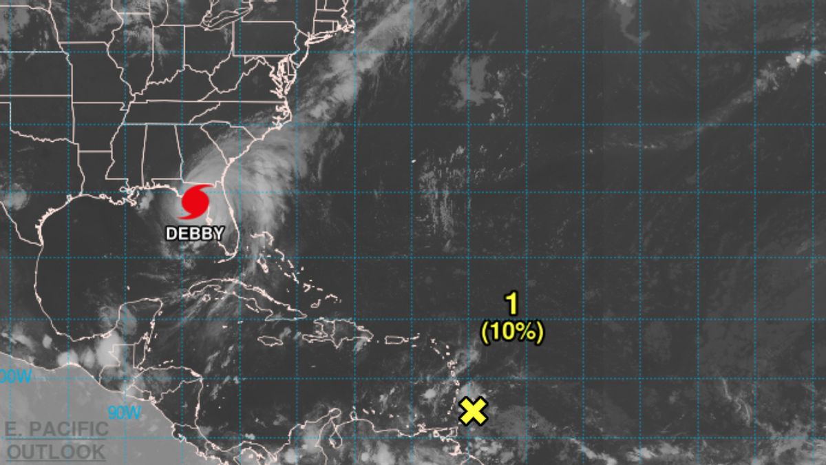 Hurricane Debby Strengthens With Maximum Speed Of 120 Kilometers/Ancam Hour Florida