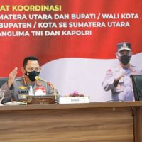 Kapolri Ingatkan Sumut Antisipasi Lonjakan COVID-19 saat Natal-Tahun Baru: Mohon Hindari Pesta Akhir Tahun