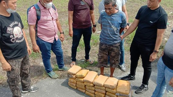 Ungkap Peredaran 30 Kg Ganja, Polda Sumut Amankan Seorang Tersangka