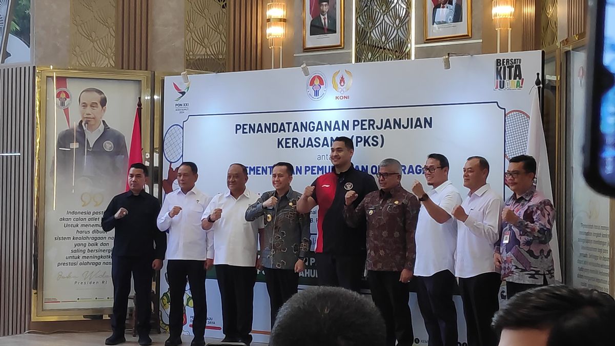 Kemenpora a versé 516 milliards de roupies pour un PON réussi