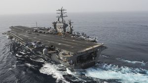    AS Cegat Kapal Iran Terobos Blokade di Teluk Oman