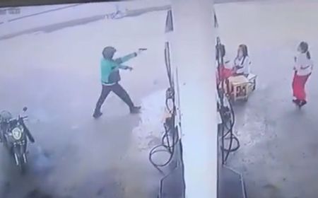 Pria Berjaket Ojol yang Todong Petugas SPBU di Bali Ditangkap, Pistolnya Ternyata Mainan