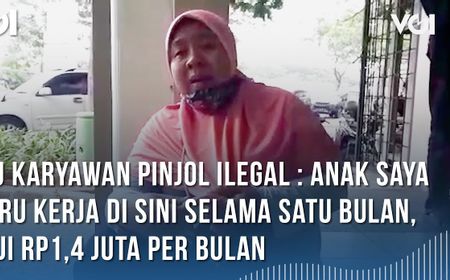 Video: Tangis Ibu, Anaknya Diamankan Polisi karena Kerja di Pinjol Ilegal