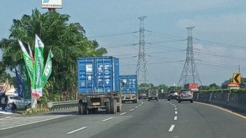 H-7 Lebaran, Lalin Tol Tangerang-Merak Ramai Lancar